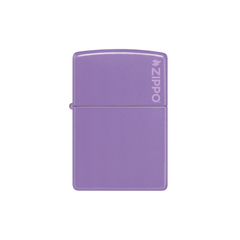 Zippo 46681ZL Classic Smoky Lavender Zippo Logo
