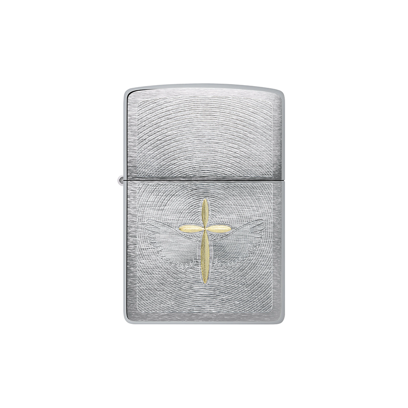 Zippo 46479 Spiritual Cross Angel Aura