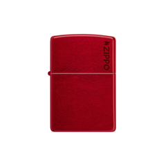 Zippo 21063ZL Classic Candy Apple Red Zippo Logo