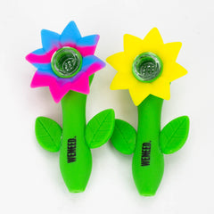 Weneed | 4.5" Flower Silicone Hand pipe