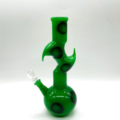 9.5" Flower Designed Bong - Assorted Color [PIP651]