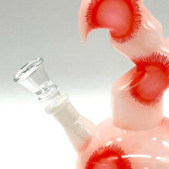 9.5" Flower Designed Bong - Assorted Color [PIP651]