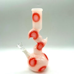 9.5" Flower Designed Bong - Assorted Color [PIP651]