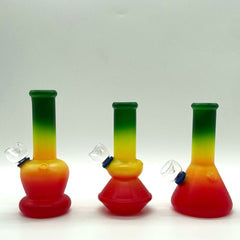 6" Glass Bong - Assorted Color [PIP560]