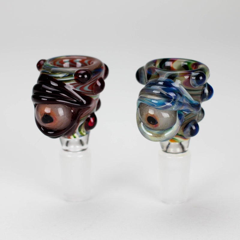 Shine Glassworks | Wigwag Eye 14mm Bowl - Made in Canada