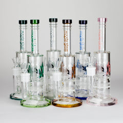 Maple Glass | 12" Honey Comb With Tree Percolator And Splash Guard Bong