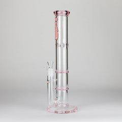 Ganjavibes | Honeycomb 14 Inches Two Disk Percolator Glass Bong By Irie Vibes Series