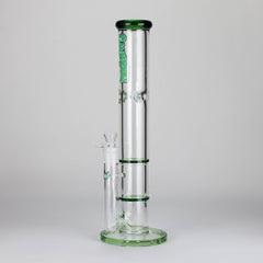 Ganjavibes | Honeycomb 14 Inches Two Disk Percolator Glass Bong By Irie Vibes Series