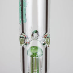 Ganjavibes | 17" Double Tree Percolator Glass Bong By Irie Vibes
