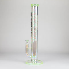 Trippy Glass | 17" Holographic Double Inline  Straight Tube Glass Bong