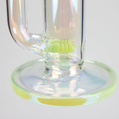 Trippy Glass | 17" Holographic Double Inline  Straight Tube Glass Bong