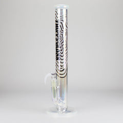 Trippy Glass | 17" Holographic Double Inline  Straight Tube Glass Bong
