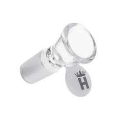 Hoss Glass | 14mm Cone Bowl with Coloured Tab [YX12C]